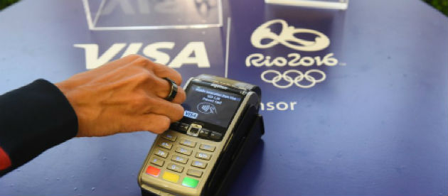 Visa为奥运会打造NFC支付戒指 轻触完成支付.jpg