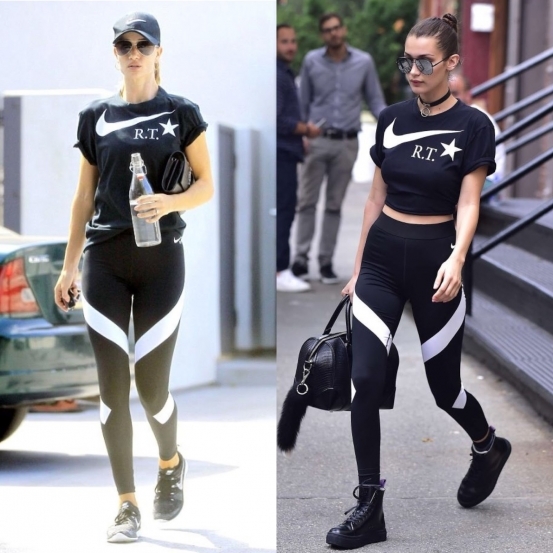 左图为Rosie Huntington Whiteley,右图为Bella Hadid.jpg